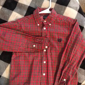 Chaps holiday button up